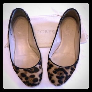 J. Crew Leopard Flats